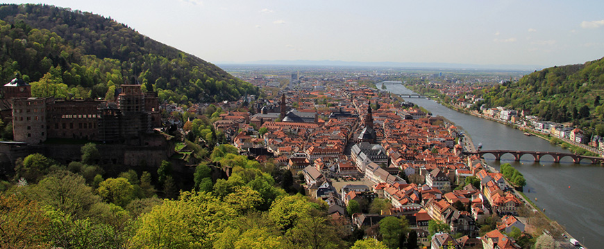 Blick vom ehemaligen Schloßhotel